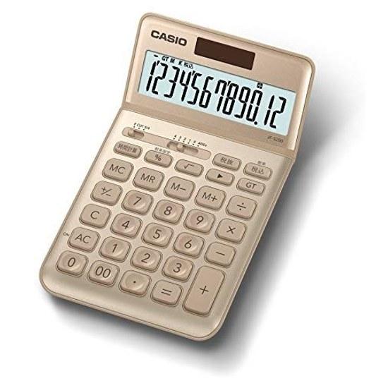 Casio Stylish Calculator Gold 12 Digits Just Type JF-S200-GD-N