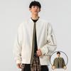 Men's Double-Sided Stand Collar Jacket: Trendy American Casual, Cool Baseball Collar, Versatile Spring/Autumn Style for Couples.