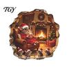 Removable Holiday Wall Stickers Mouse Hole Sticker, Christmas Decal, Self Adhesive Creative Cabinet Decals Cute Mice Sticker for Living