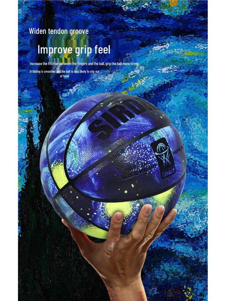 Moisture-Wicking Size 7 Adult & Size 5 Kids Non-Slip Basketball for Training and Competition
