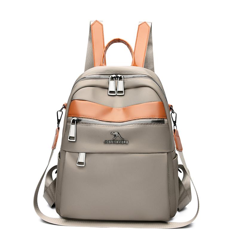 Multifunctional Shoulder Bag Women's Backpack Student Schoolbag Large Capacity Nylon Bag