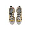 Li Ning Wudao 2 Fabric Synthetic Leather High-Top Retro Basketball Shoes Men sneakers Gray Yellow AGBP029-5