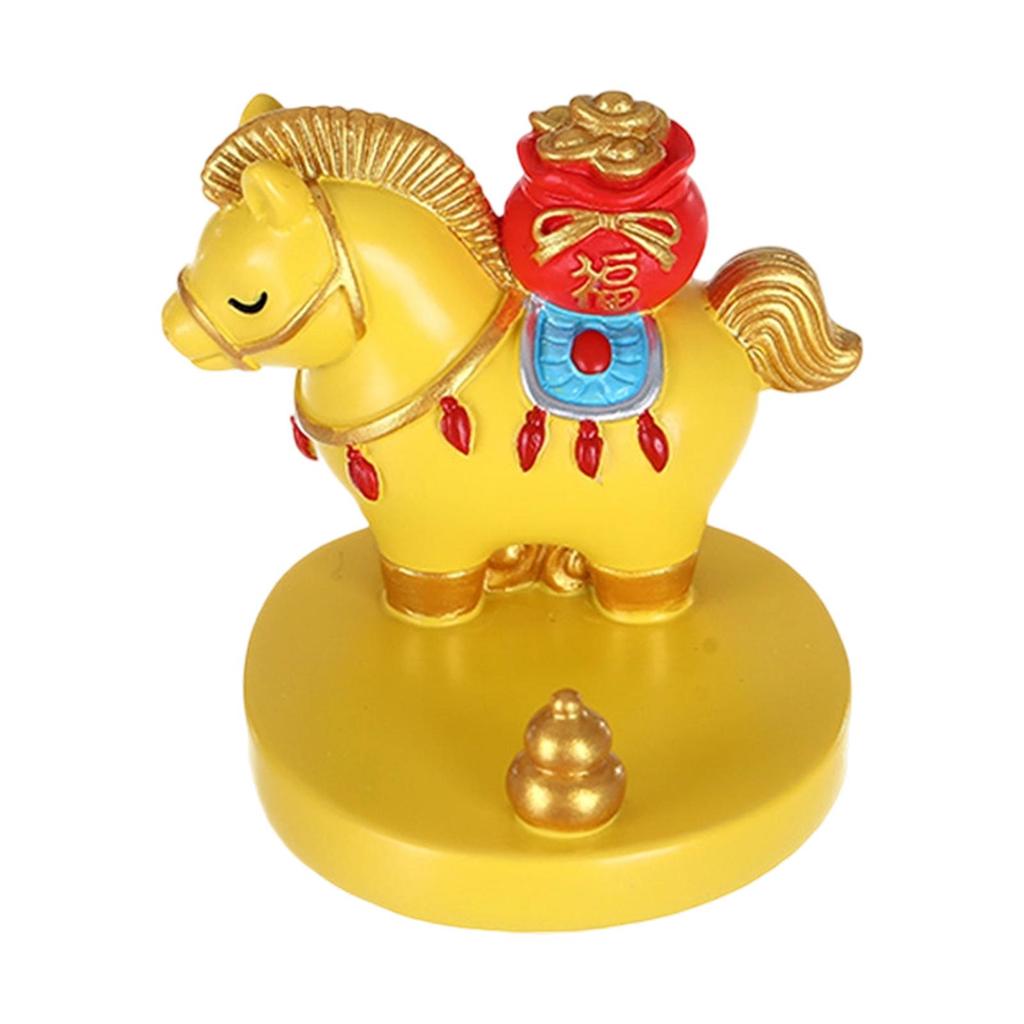 2026 Chinese Horse New Year Decorations Tabletop Ornament Doll Horse Statue for Bedroom