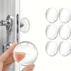 Transparent Self-adhesive Door Stopper Wall Protector Shock Absorption Noise Reduction Door Stop Easy To Install Home Decoration