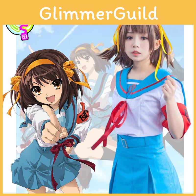 Anime School Uniform Cosplay Costume For Haruhi Suzumiya Fans