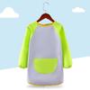 Grembiule Artistico Impermeabile Personalizzato per Bambini - Manica Lunga con Laccetti, Vestiti da Pittura Anti-Macchia