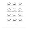 Vintage Combination Thin Ring Female Personality Hip Hop Niche Cold Wind Index Finger Ring