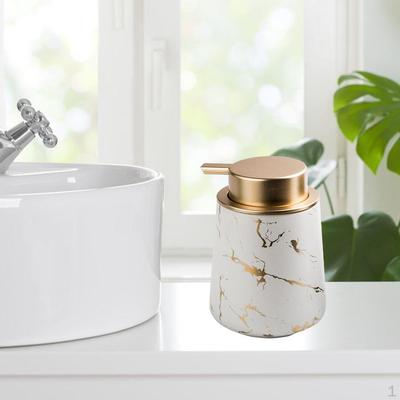 400ml Keramik Handseifenspender 13.67oz Tisch-Lotionpumpe Nachfüllbar Wiederverwendbar