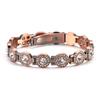2026 Rond Volledig Diamant Magneet Rood Koperen Armband Europese en Amerikaanse Mode Vier Magnetische Sluiting Koppel Armband