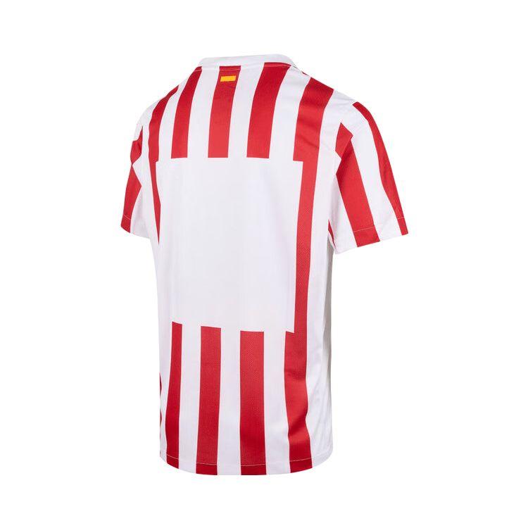 Nike Atm M Nk Df Jsy Ss Stad Hm Casual Sports Pullover Short Sleeve Football Shirt Men Tops Red White HJ4587-615