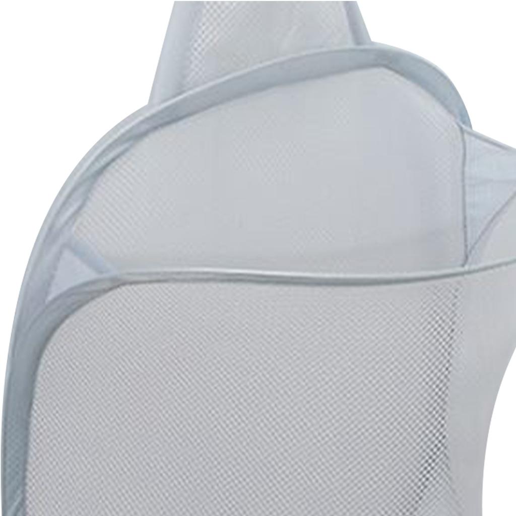 Hanging Laundry Hamper Foldable Space Saving Wall Hanging Laundry Basket for Bathroom Gray