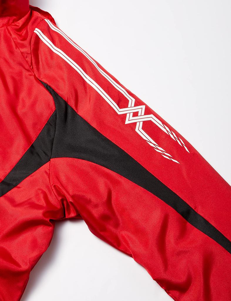 Mizuno Breath Thermo Training Wear Warmer Shirt 32JE7553 62 Chinese Red X Black 2XL [Unisex]