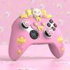 PlayVital Sweetheart Kitty Silicone Cover for Xbox Series Includes Thumb Grips and Cute Grip Cover X/S Controllers, Stickers, Design, Non-Slip [Pink]