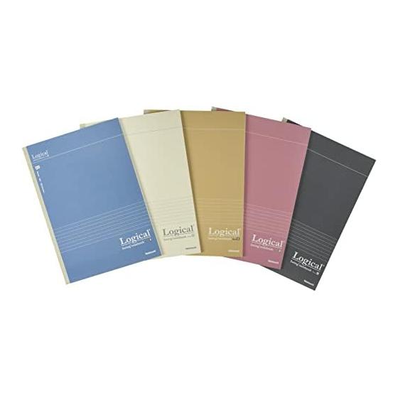 Nakabayashi Swing Logical Notebook Semi-B5/B-ruled/30 Sheets Daltone 5-Book Pack NB513B-5P