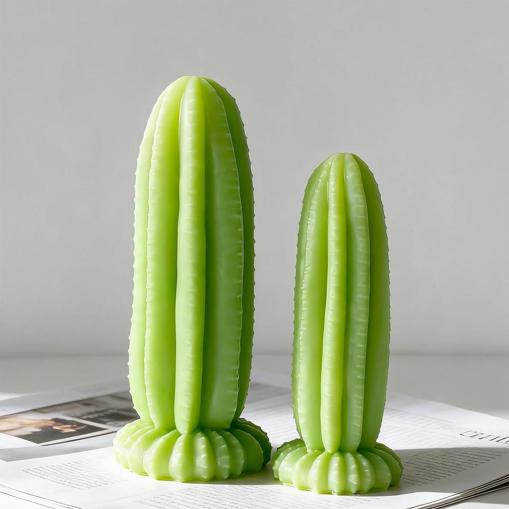 3D Cactus Silicone Candle Mold Realistic Novelty Reusable Candle Making Mold Cactus Shaped Handmade Candles Mold gift for friend