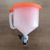 Orange Coolant Pouring Kit Corrosion Resistant Not-Spill Coolant Funnel Kit Radiator Funnel Burping Kit Funnel for Fill