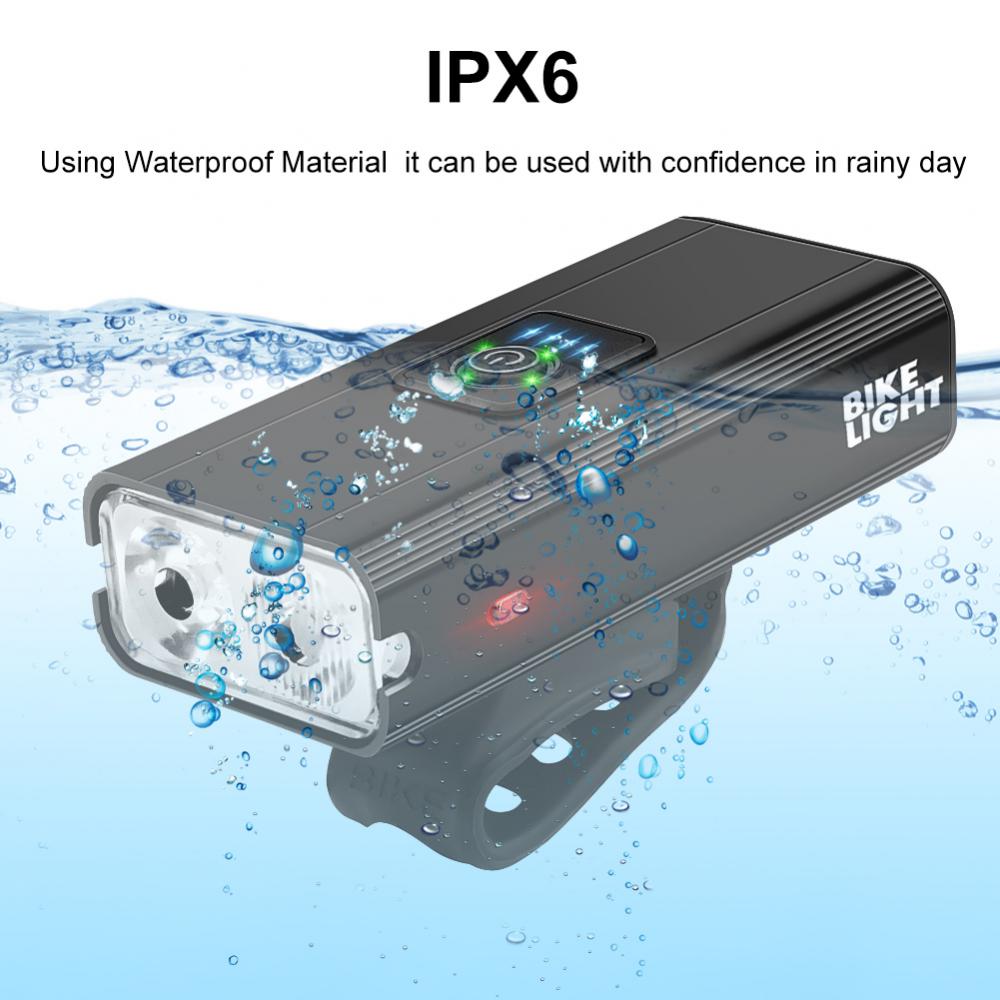 1500Lumen LED Light Front Rechargeable Powerful Bike Lamp MTB Headlight Cycling Flashlight Bike Light Lanterna Bicicleta