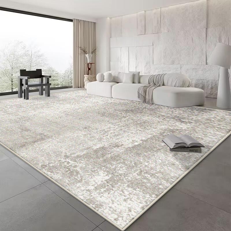 Nordic Abstract Carpet Living Room Light Luxury Decoration Sofa Coffee Tables Rug Bedroom Bedside Easy Clean Soft Mat Non-slip