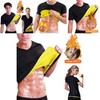 Mens Premium Neoprene Sauna Tshirt For Body Shaping Waist Reduction And Enhanced Comfort