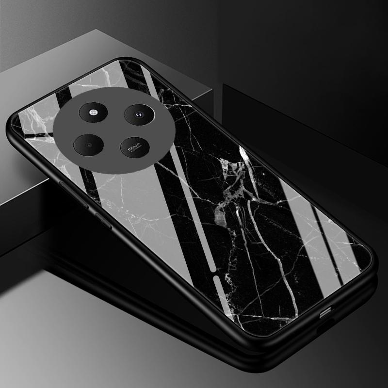 

For Xiaomi Redmi 14C Case 14R 5G Cover Tempered Glass Cases for POCO C75 Xiaomi 14T Pro 15 15Pro Hard Back Bumper Redmi14C 4G Xiaomi 15