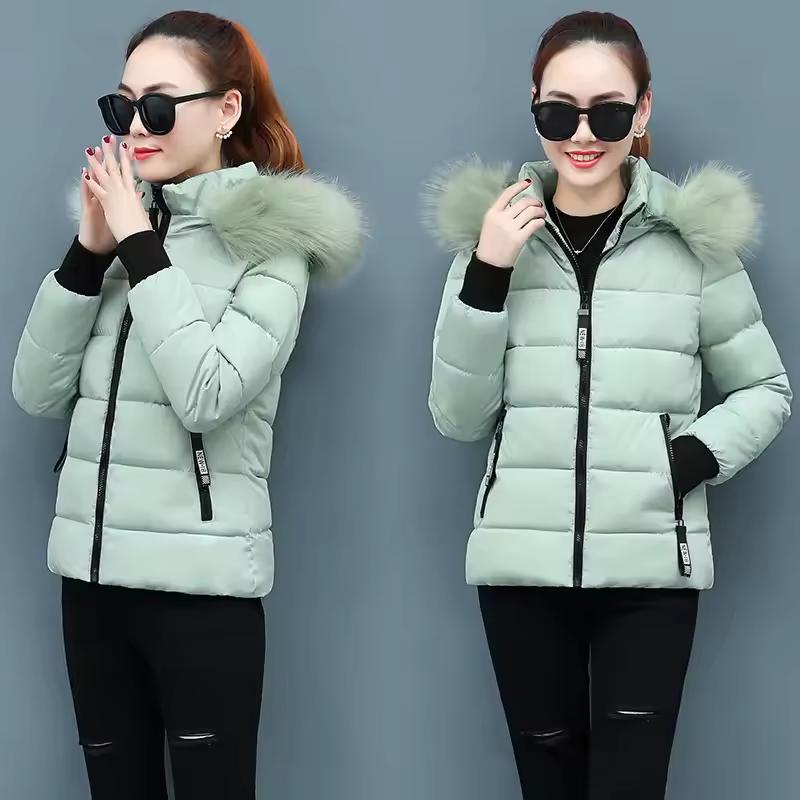 Women's Winter Parka Coat Loose Lady Cotton Padded Outerwear Temperament Casual Ladies Down Cotton Jacket