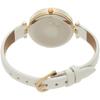 Fieldwork Analog Watch with Cat Pattern and Leather Strap, ST162-1, Women's, White