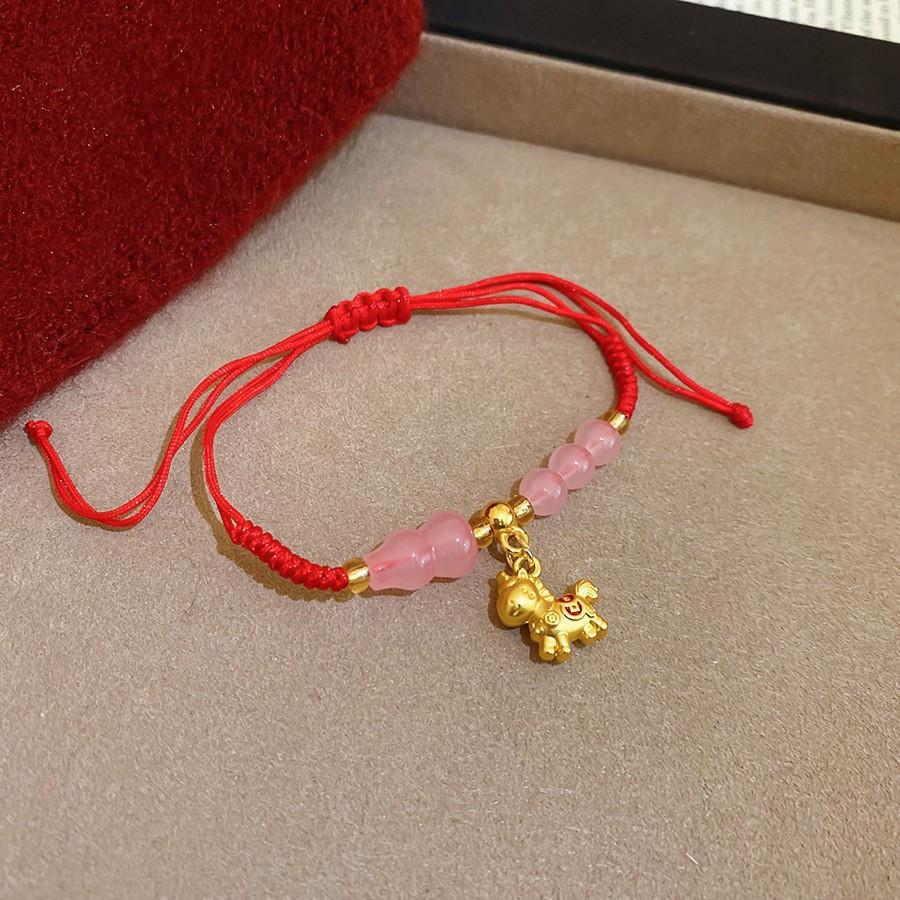 Natal year zircon pony bracelet new Chinese retro temperament versatile bracelet jewelry women