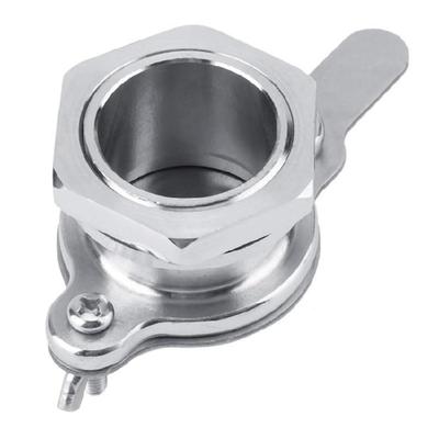 Corrosion Resistant Liquid Outlet For Extraction And Fitting On Containers Strong Screw Connection Design
