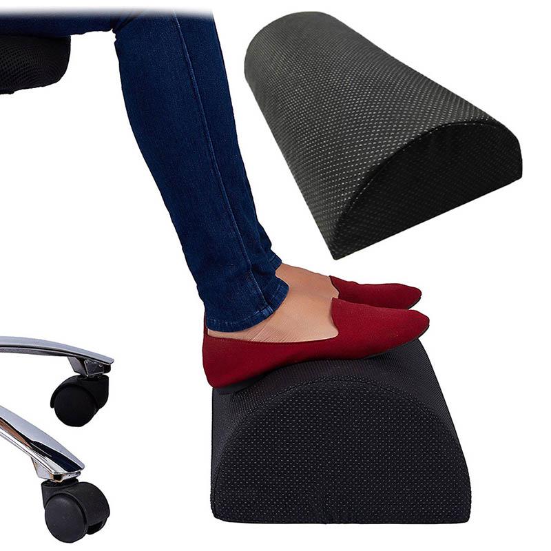 Buy Memory Foam Foot Rest Cushion NonSlip Foot Stool Under Desk for
