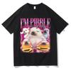 Funny Pibble Wash My Belly Dog Meme T Shirt Unisex Women Harajuku Comfort TShirt Short Sleeve Daily Wear Casual Oversized Clothing