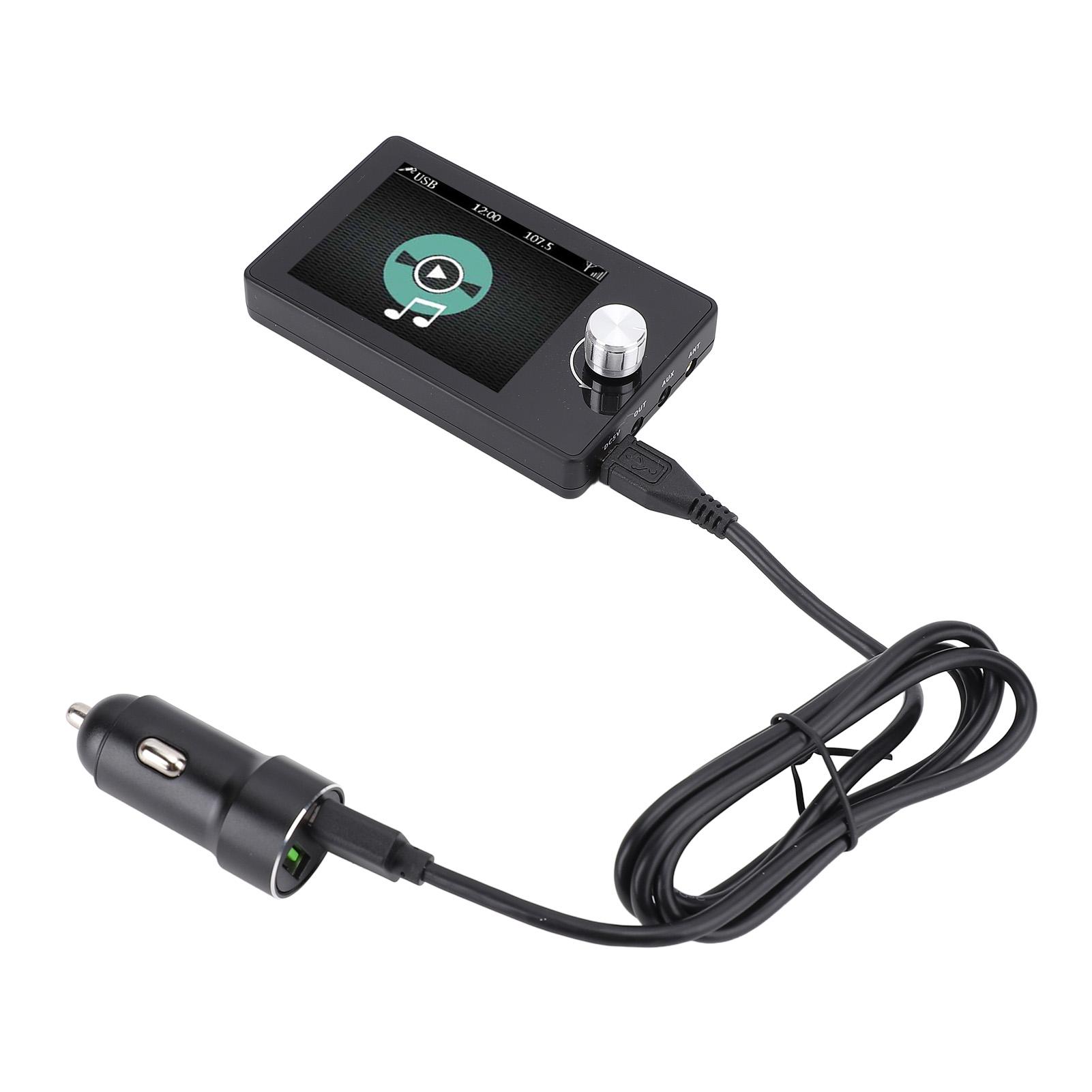 

2,8-дюймовый цветной экран автомобильный DAB и цифровой FM-радиоприемник адаптер Bluetooth MP3-плеер