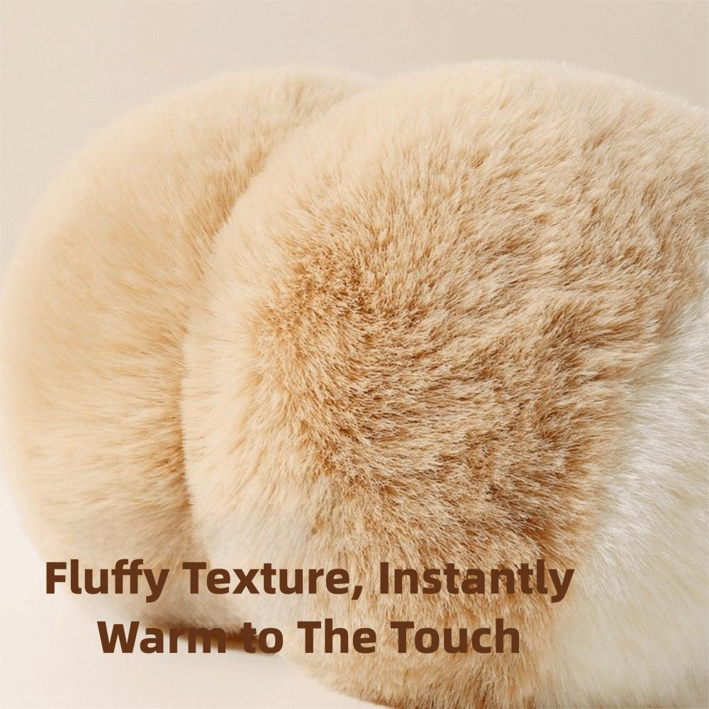 Soft Plush Ear Warmer Plush Material Ear Cover Fashion Ear Muffs  Cold Weather
