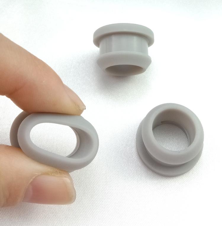 Grommet passacavo a scatto in gomma siliconica per scatola elettrica - Manicotto di protezione per cavi antipolvere e tappo per foro.