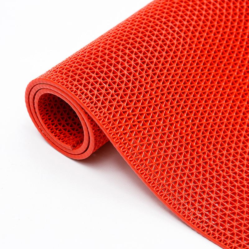 PVC Absorbent Anti-Slip Doorway Mat - Waterproof Floor Carpet for Kitchen & Bathroom Per Square Meter