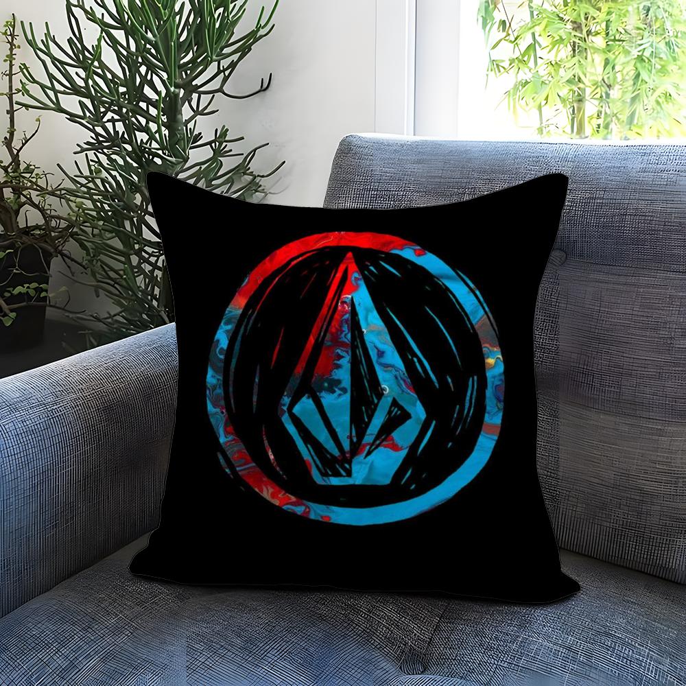 Band Cool V-Volcom Cushion Cover Comfortable Reversible Pillow Cover Ideal for Car Sofa Bedroom & Beyond