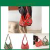 Stylish Urban Simple Women's Tote Bag Made Of Durable Nylon Available In Green And Red