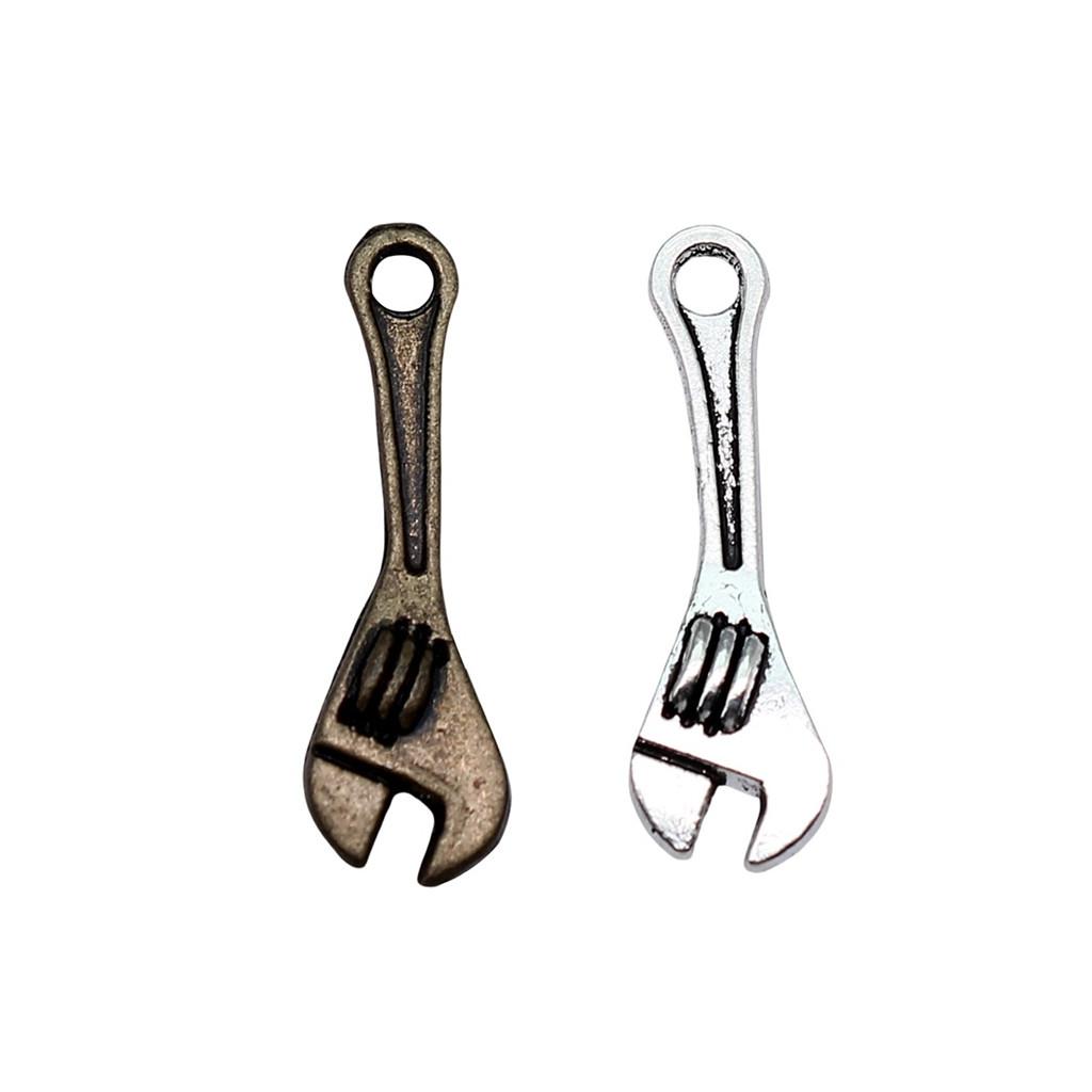 Hammer Charms Multi Color Alloy Pendants For Tool & Construction Themed Jewelry