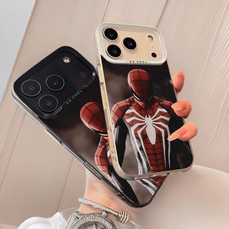 Spider-Man Fashion Phone Case for iPhone 13/14/16pro/15pro/17 and Apple 16promax