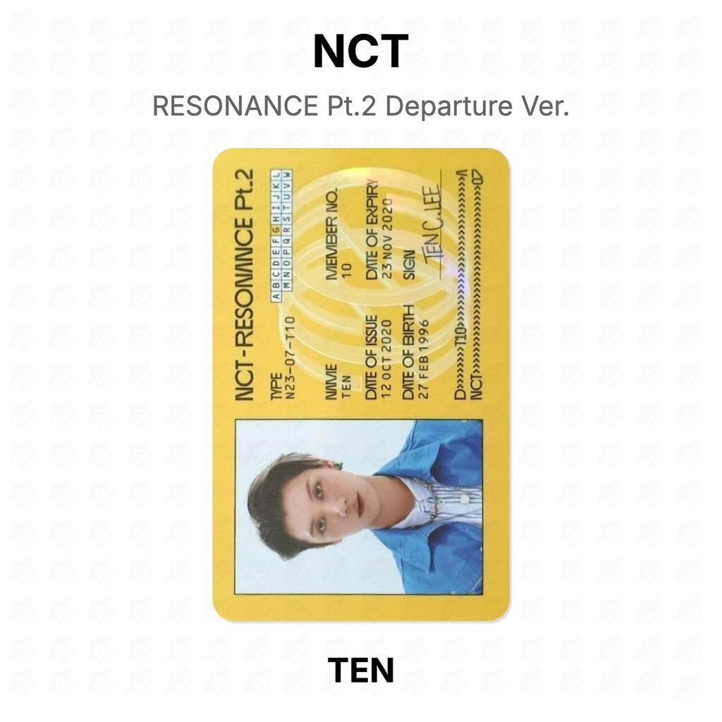 NCT RESONANCE Pt.2 Departure Ver. Official Photocard