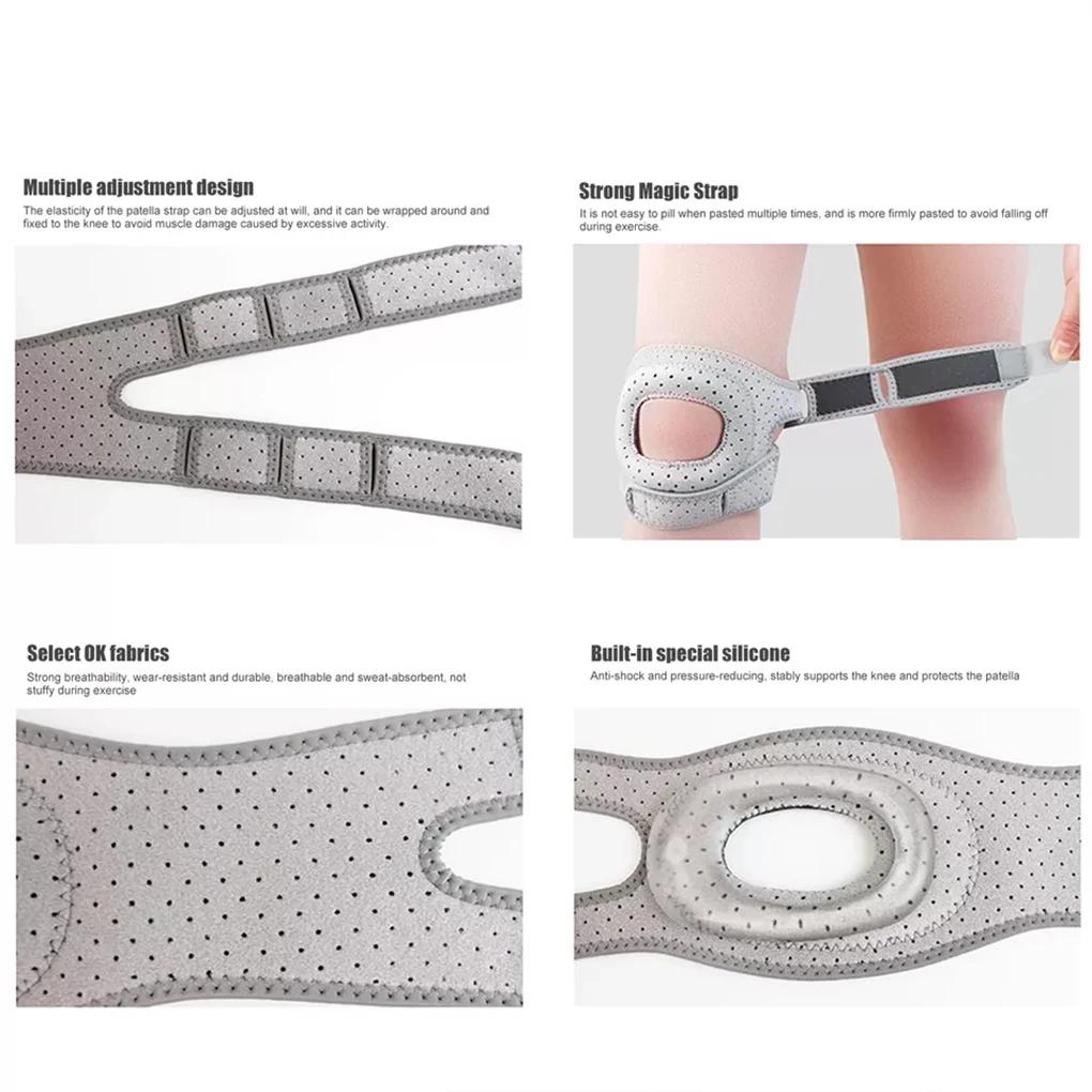 1pc Patella Knee Brace Patellar Tendon Support Strap Adjustable Straps Workout Knee Guard and Knee Pads For Knee Pain