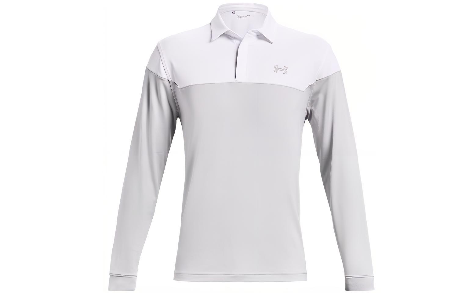 Under Armour Polo Shirts Men s White Polo Collar Moderate Straight Fit 1366267-100 S