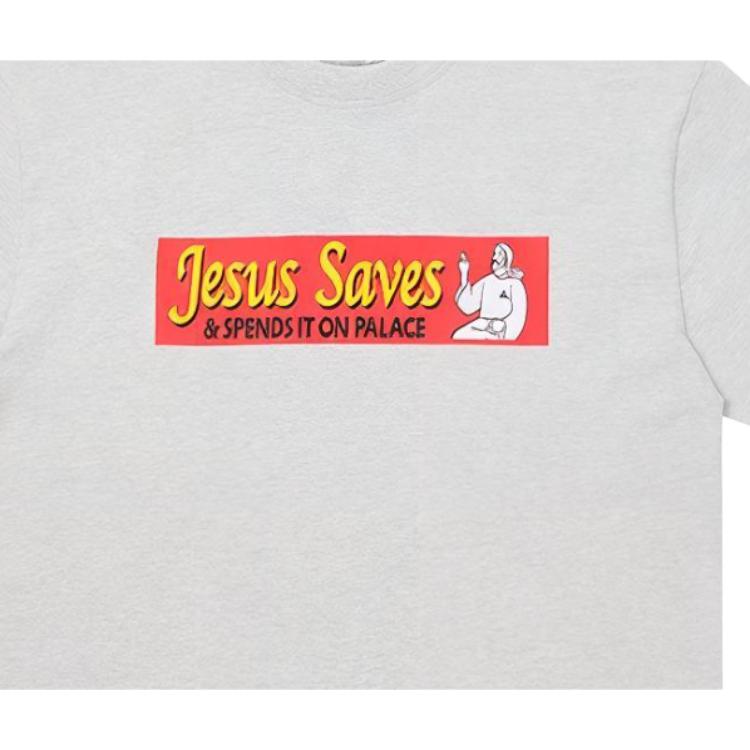 Palace Logo Short Sleeve T-Shirt Unisex T-Shirt Gray P20TS046