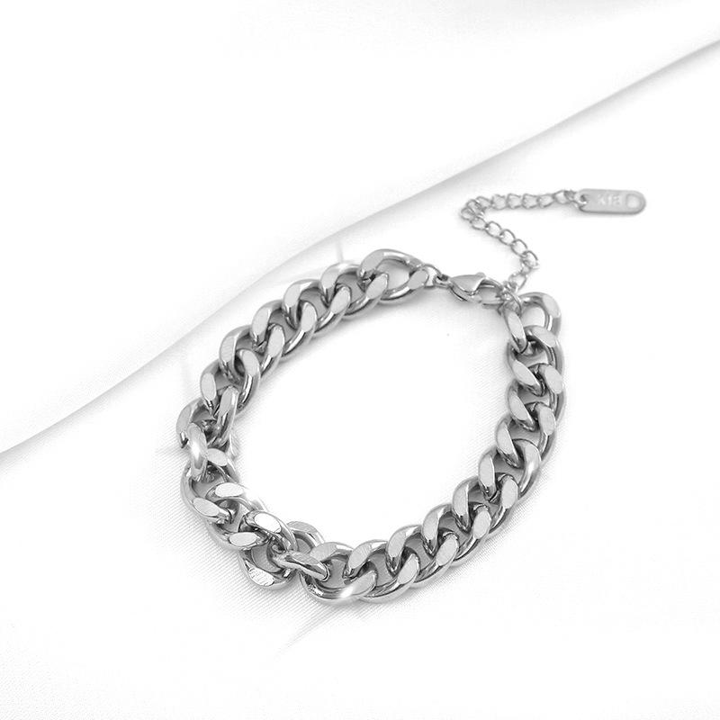316L Stainless Steel New Fashion Upscale  Hip Hop Rock Charms Thick Chain Choker Bracelet Necklaces & Pendants For Women
