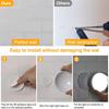 Motion Sensor Night Light, 360° Rotating LED Night Light Cabinet Light Portable Battery Night Light, Cool White