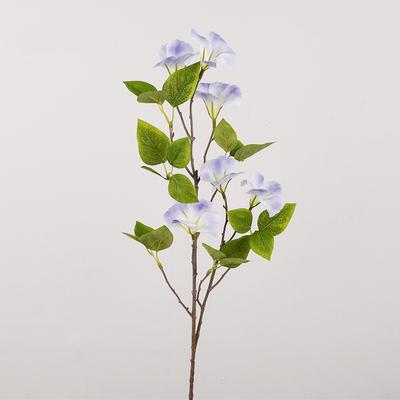 Long Branch Artificial Viola Tricolor Flower Plastic Simulation Silk Heartsease Flowers Handmade Real Touch Artificial Greenery