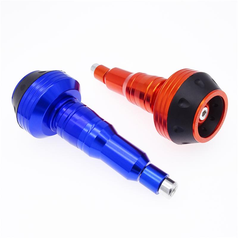 1 st Universal Aluminium Motorcykel M10 Ram Slider Fallskydd Anti-kraschboll Motor Kraschskydd För Suzuk