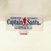 CAPTAIN SANTA Bowling print bag Short sleeve Polo shirt L off white Men's Used