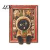 Christmas Kitchen Accessories Cute Cat Refrigerator Magnets, Kitty Magnetic Photo Frame, Decorative Metal Surface Stickers Retro Office Filing Cabinet