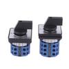 1 Set 500V 20A 3 Poles Control Rotary Changeover Cam Switch CNC 3 Position 3 Knots Universal Changeover Switch