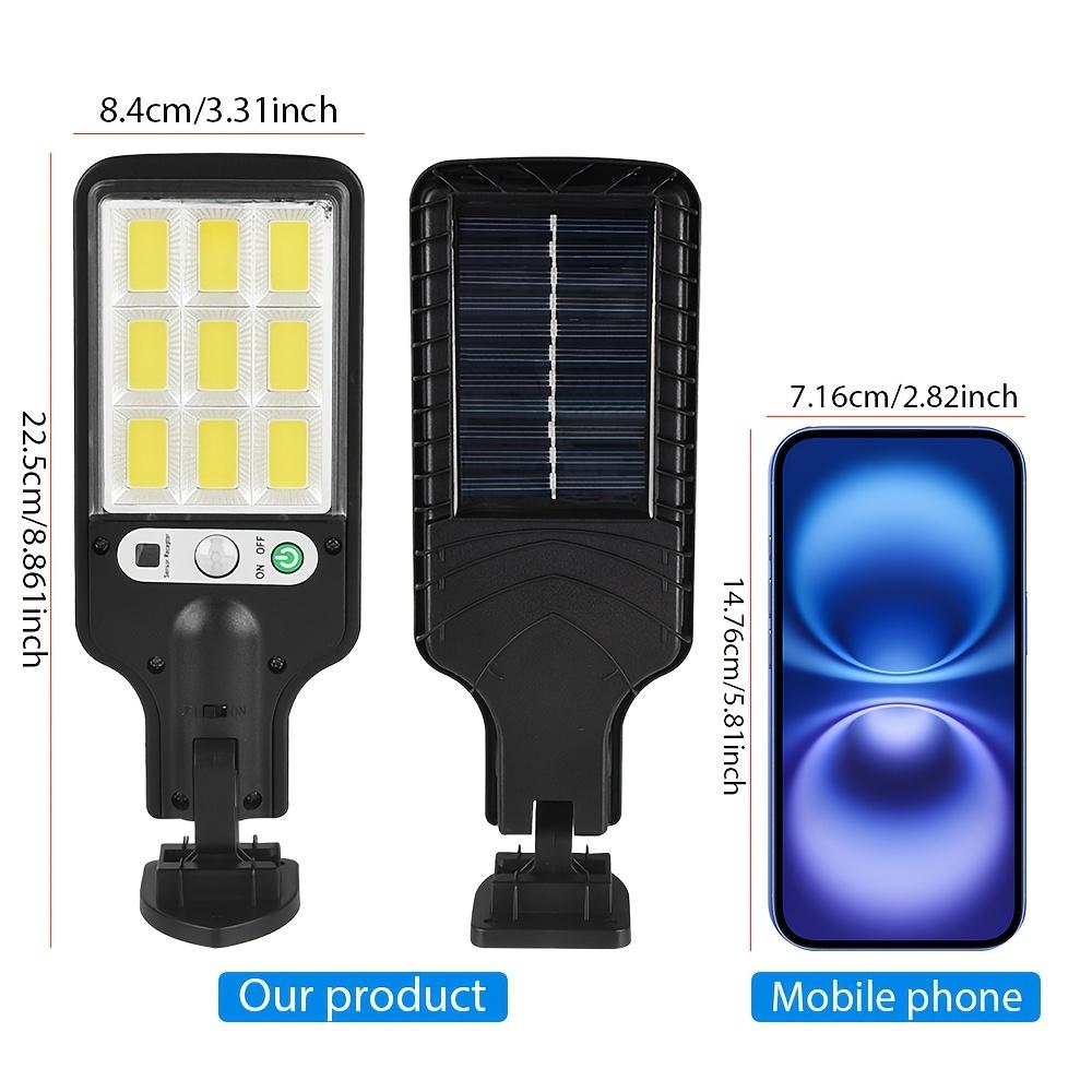 Solar Street Lights with Remote Control,3 Modes of Sensing, Outdoor Garden Wall Lights, Courtyard Lighting, Modern and Durable Lighting